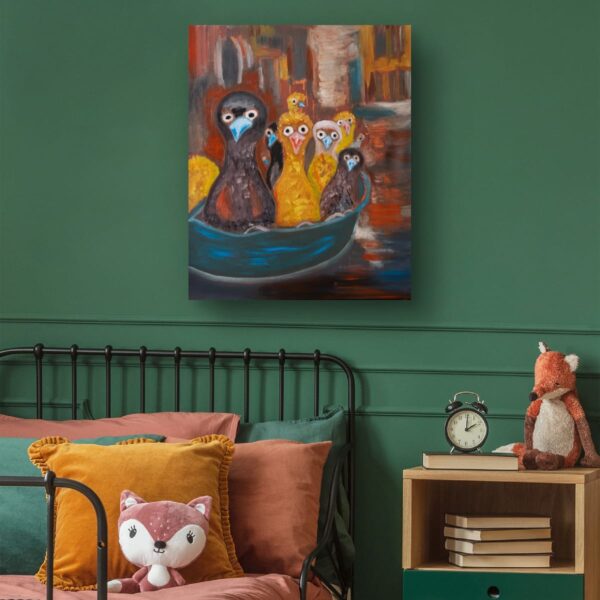 This original oil painting was created on a commission basis and it was sold successfully to the original buyer on 16th January 2024. Hence, only the digital file or print is available to purchase.
