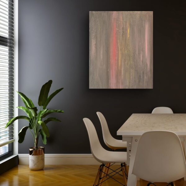 Golden hues dissolve into warm pinks and oranges, capturing the fleeting moment when day surrenders to evening. A tranquil ode to the beauty of transition.