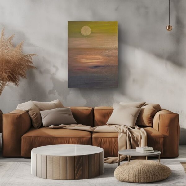 Oil on canvas painting
