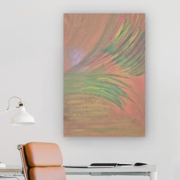 A burst of energy radiates outward, alive with movement and vitality.