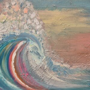 When the Waves Blush